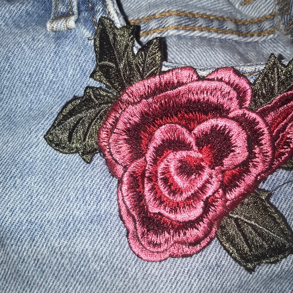 High waisted denim shorts - Picture 5 of 5